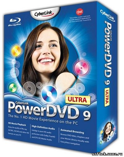 Cyber Link Power DVD Ultra 9.0.2029 руская версия - активация встроена