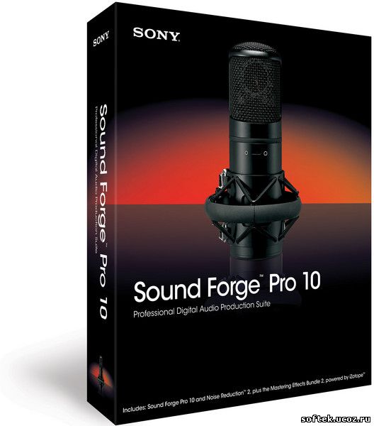 Sony Sound Forge Pro 10.0 руская версия - активация встроена